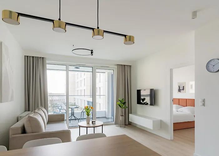 アパート 5 Min Do Skweru! Baltic Sands Premium - Free Parking グディニャ